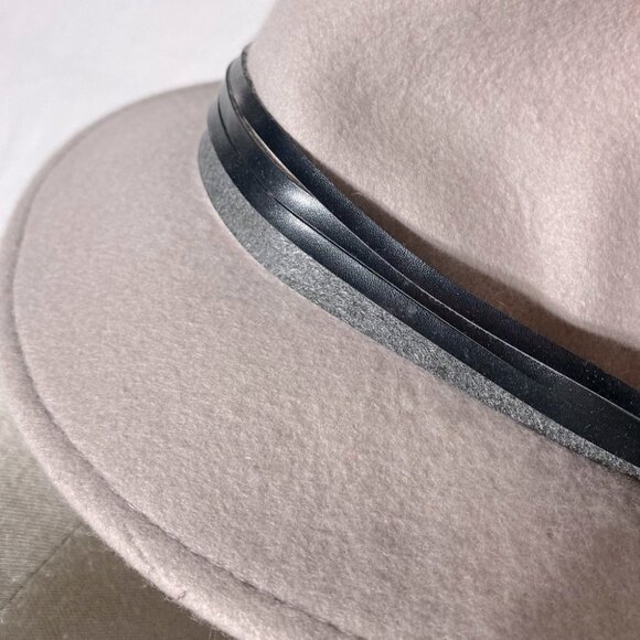 5/$25 Le Chateau Light Grey  Wool Wide Brim Hat - Picture 13 of 15